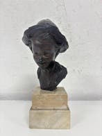 Giovanni De Martino (1870-1935) - Buste, Fanciullo con, Antiek en Kunst, Antiek | Keramiek en Aardewerk