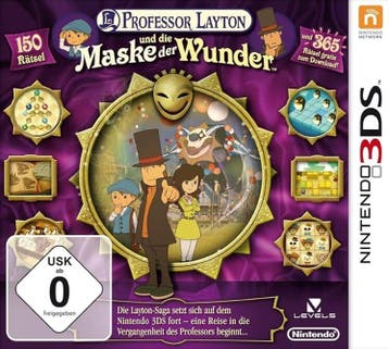 Professor Layton und die Maske der Wunder (German) [Nintendo, Verzenden, Nieuw