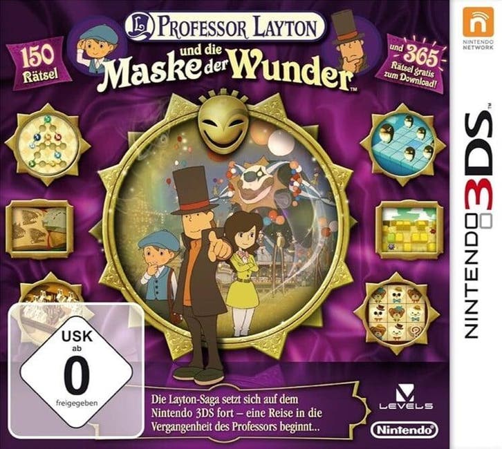 Professor Layton und die Maske der Wunder (German) [Nintendo, Games en Spelcomputers, Games | Nintendo 2DS en 3DS, Verzenden