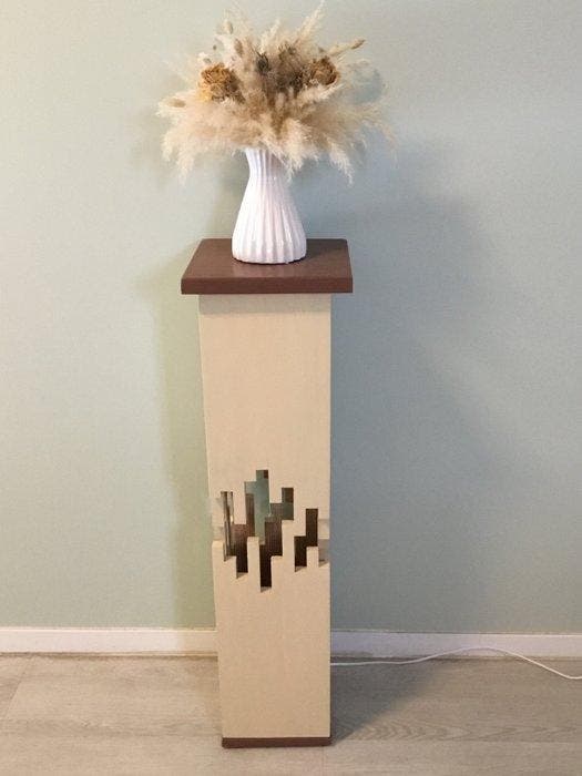 DOMYS - Lamp - Hout - PIXEL TOWER XL, Antiek en Kunst, Curiosa en Brocante