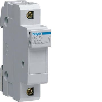 Hager L Holder Pour fusible cylindrique - L501PV, Verzenden