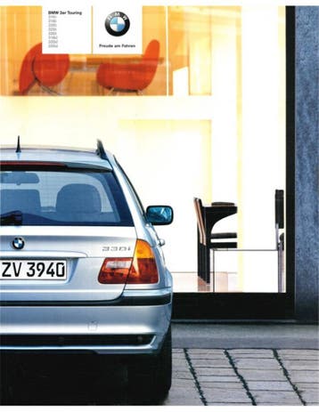 2004 BMW 3 SERIE TOURING BROCHURE DUITS, Nieuw
