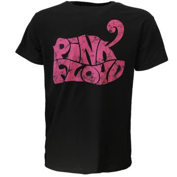 Pink Floyd Swirl Logo T-Shirt - Officiële Merchandise, Nieuw