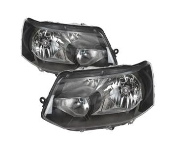 PHARES POUR VOLKSWAGEN VW T5 10-15 NOIR, Verzenden