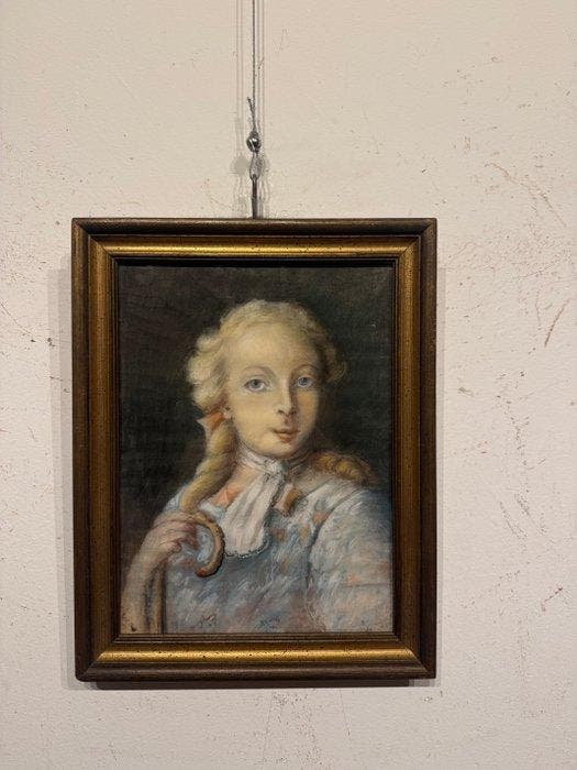 Italiaanse school (XX) - Ritratto di Nobildonna, Antiquités & Art, Art | Peinture | Classique