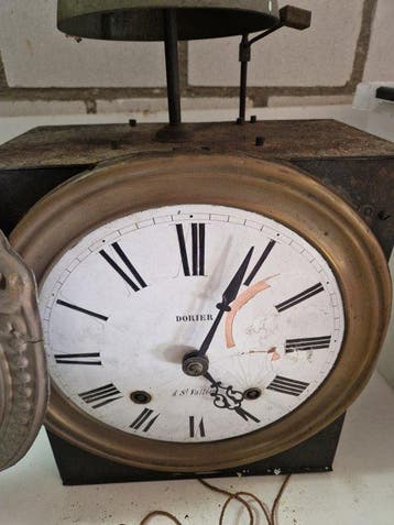 Comtoise klok - Antiek Hout, Brons, Messing - 1920-1930 -