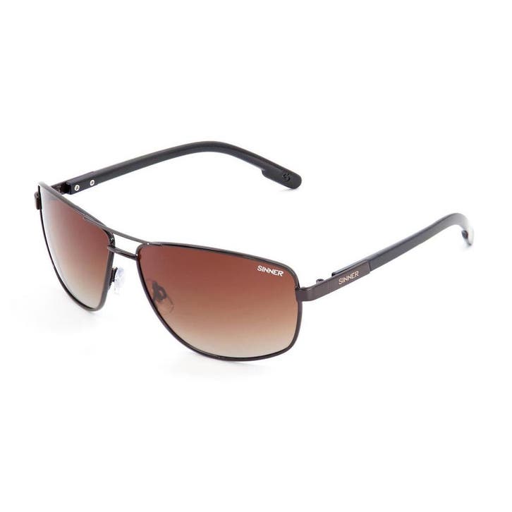 Sinner Zonnebril Brandon X Zonnebril - Bruin (Zonnebrillen), Bijoux, Sacs & Beauté, Lunettes de Soleil & Lunettes | Hommes, Envoi
