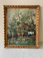 Klaas Smink (1879-1969) - Boerderijtje omgeven door bomen