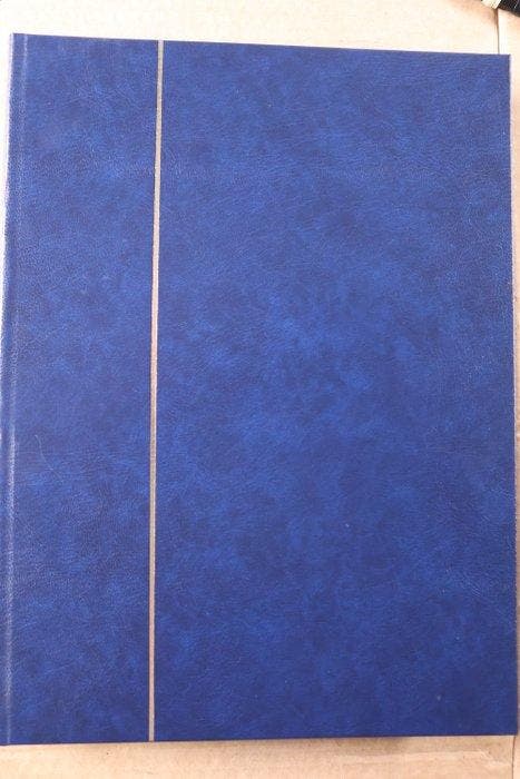 Other - 5 nieuwe lege blauwe stockboeken met witte bladen,, Timbres & Monnaies, Timbres | Amérique