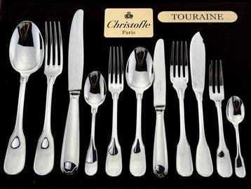 Christofle - Tafelservies voor 12 (144) - Touraine -