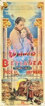 Gregory Peck - David and Bathsheba - Original Italian movie