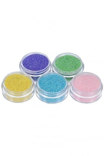 Gekleurde Glitter Tattoo Set Unicorn 5st, Verzenden, Nieuw