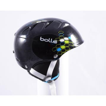 49 50 51 52 53 skihelm/snowboardhelm BOLLE B-KID, Black, ver, Sport en Fitness, Verzenden, Gebruikt