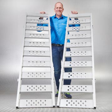 Datona Aluminium oprijplaat inhaakbaar - 195 cm (2 stuks) -, Ophalen of Verzenden