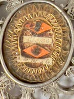 Reliekhouder - Glas, Zilver - 1750-1800 - Sint-Jan van het, Antiek en Kunst