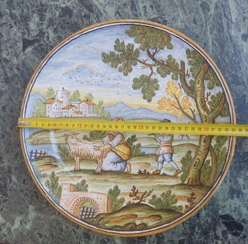 Ceramica Castelli - Schotel - Keramiek - diameter 34,5 cm