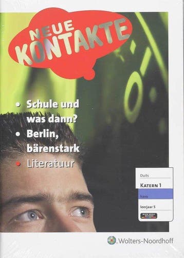 Neue Kontakte Leerjaar 5 Havo Katern 1/4, Verzenden, Nieuw, Nederlands