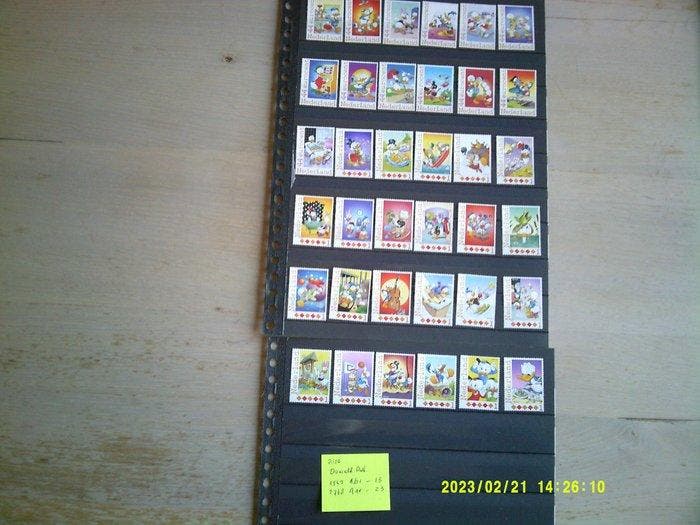 Nederland 2010/2013 - Persoonlijke zegels: 2 series: Donald, Timbres & Monnaies, Timbres | Pays-Bas