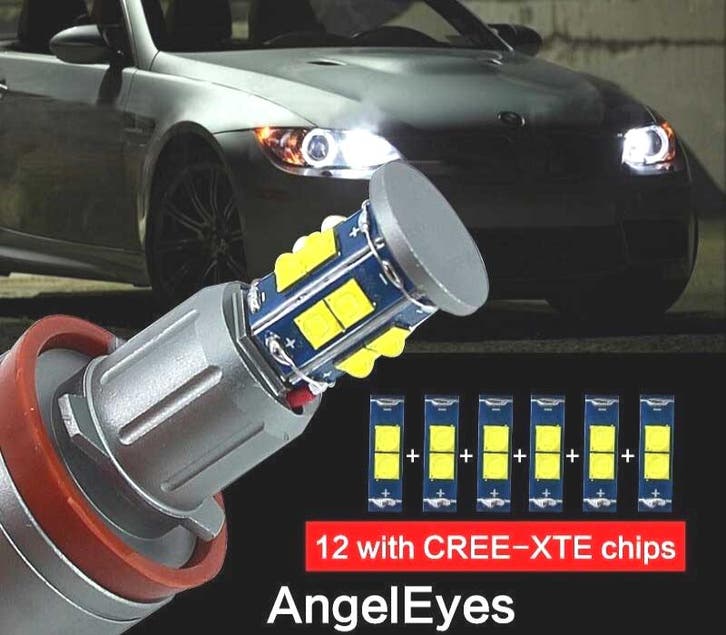KIT ANGEL EYES EN LED 120W BMW 2007-2011, Autos : Pièces & Accessoires, Éclairage, Envoi