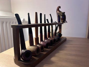 Zonder minimumprijs - Pijp - Bruyere, Hout, maïskolf,, Nieuw
