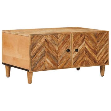 vidaXL Salontafel Bruin 80 x 50 x 40 cm Massief Mango Hout, Huis en Inrichting, Verzenden, Nieuw