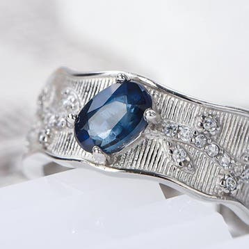 Zonder minimumprijs - Ring Zilver, Verguld, Platina -, Nieuw