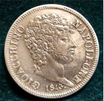 Italië, Koninkrijk Napels Gioacchino Napoleone Murat. 1/2