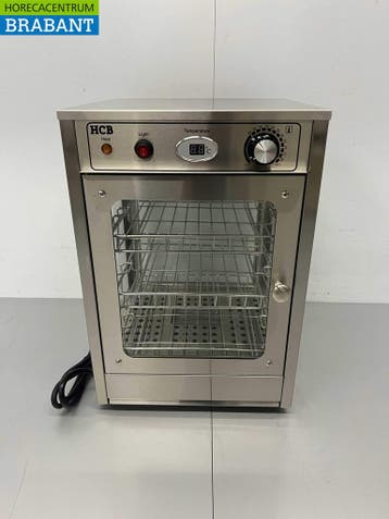 Vitrine chauffante HCB en acier inoxydable, 35,5 cm, 230 V,, Articles professionnels, Verzenden