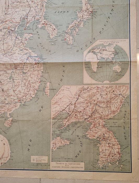 GIAPPONE COREA MANCIURIA CINA RUSSIA - andere; ARTISTIC, Boeken, Atlassen en Landkaarten