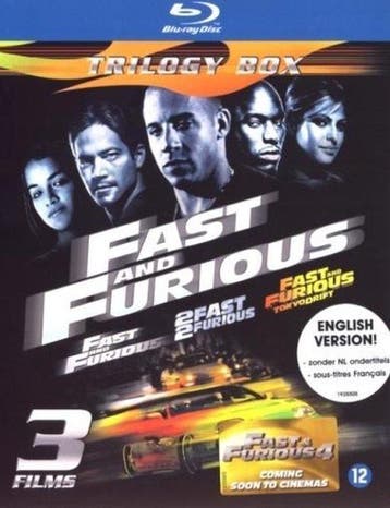 Fast and furious 1-3 boxset import (blu-ray tweedehands, Ophalen of Verzenden, Nieuw in verpakking