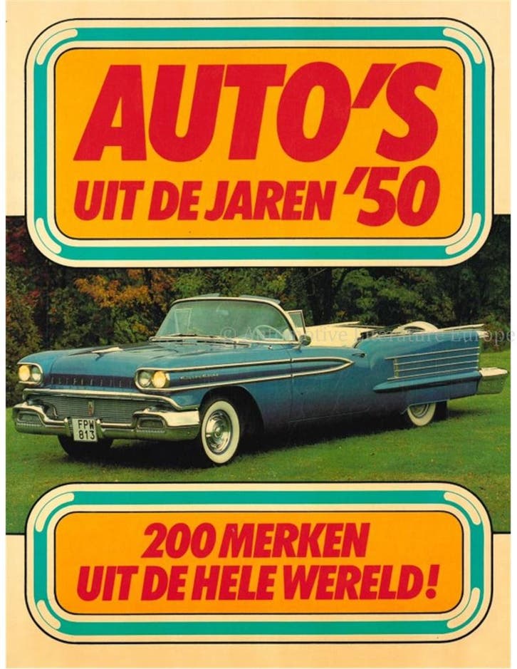 AUTOS UIT DE JAREN 50, Boeken, Auto's | Boeken