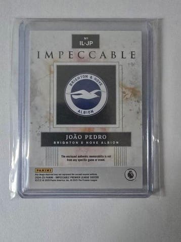 2024/25 Panini Impeccable Joao Pedro 1/1 One Of One, Nieuw