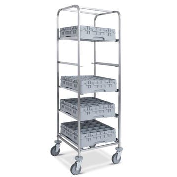 Vaatwaskorvenwagen | 5 Niveaus (500x500mm) | Wielen |, Verzenden, Nieuw in verpakking