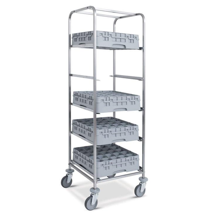Vaatwaskorvenwagen | 5 Niveaus (500x500mm) | Wielen |, Zakelijke goederen, Horeca | Keukenapparatuur, Nieuw in verpakking, Verzenden