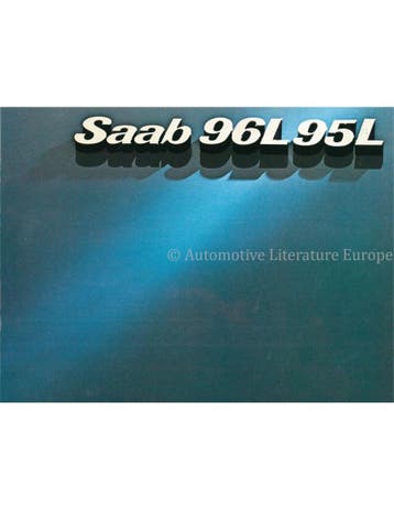 1977 SAAB 95L 96L V4 BROCHURE NEDERLANDS