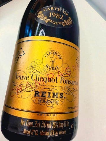 1982 Veuve Clicquot, Vintage - Champagne, Reims - 1, Nieuw