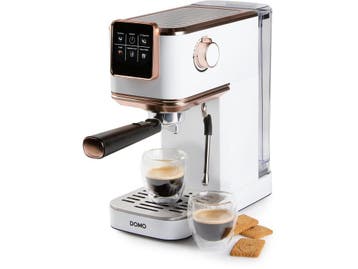 Domo DO746K - Espressomachine - 20 bar druk - Matwit met, Electroménager, Verzenden