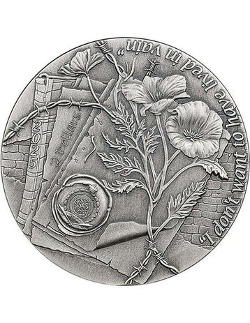 Niue. 2 Dollars 2025 Anne Frank 1 Oz Silber mit CoA und BOX, Postzegels en Munten