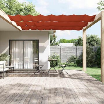 vidaXL Luifel verticaal 100x1200 cm oxford stof, Tuin en Terras, Verzenden, Nieuw