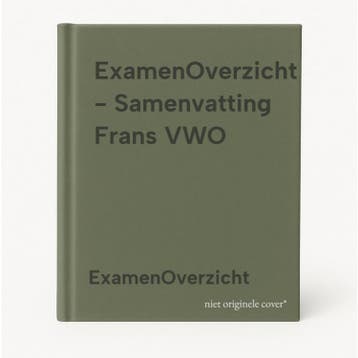 ExamenOverzicht - Samenvatting Frans VWO 9789464384444, Verzenden, ExamenOverzicht