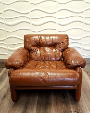 B&B Italia - Tobia Scarpa - Fauteuil - Coronado - Cuir,