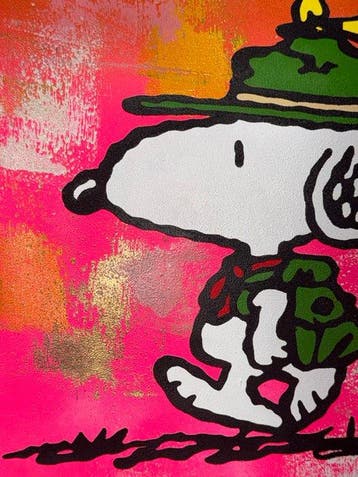 isem (1985) - Snoopy X Woodstock X boyscout (100% hand paint