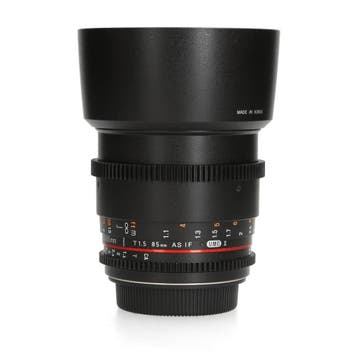 Samyang 85mm T1.5 AS UMC II - Canon EF - 1 jaar garantie, Ophalen of Verzenden