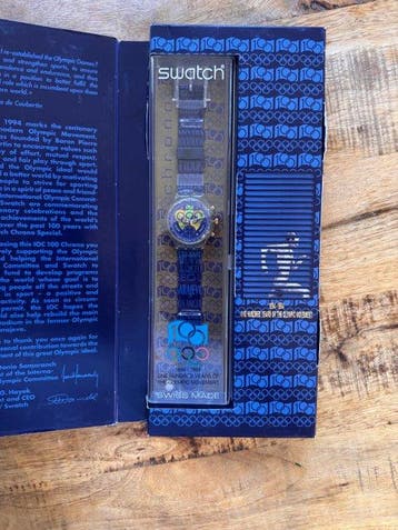 Swatch Chrono Olympic Special - IOC 100 YEARS - SCZ101 -, Nieuw