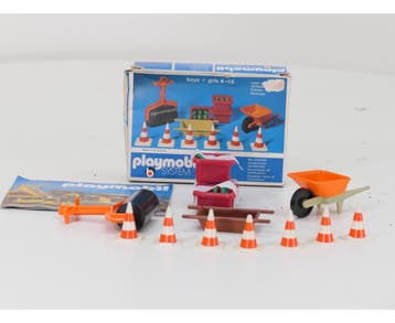 Playmobil 3202 Baustellen Set OVP #9543 (Kinderspeelgoed), Ophalen of Verzenden, Gebruikt