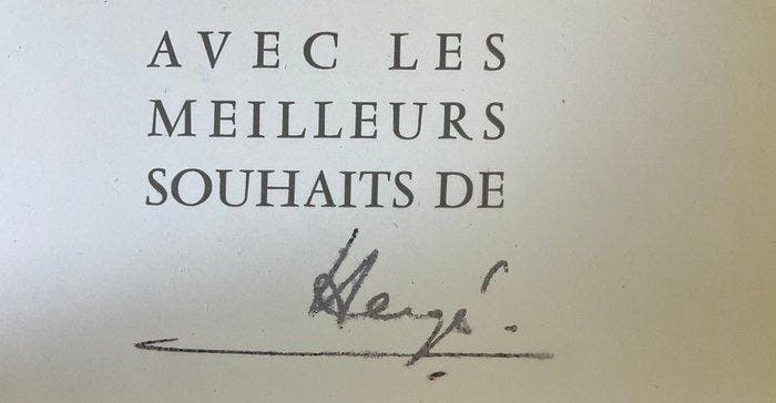 Tintin - 1 Signed comic - 1974/1974, Boeken, Stripverhalen