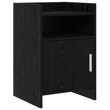 vidaXL Nachttafels Zwart eiken 40 x 36 x 60 cm Bewerkt hout, Verzenden, Nieuw