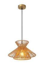 Hanglamp Lucide TASMAN -  - 1xE27 - Naturel -, Huis en Inrichting, Lampen | Hanglampen, Verzenden, Nieuw