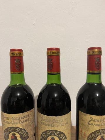 1980 Château LAngélus - Saint-Émilion Grand Cru Classé - 3, Verzamelen, Nieuw