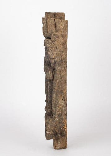 Ancien panneau de char cérémonial - Bois - Inde - XIXe